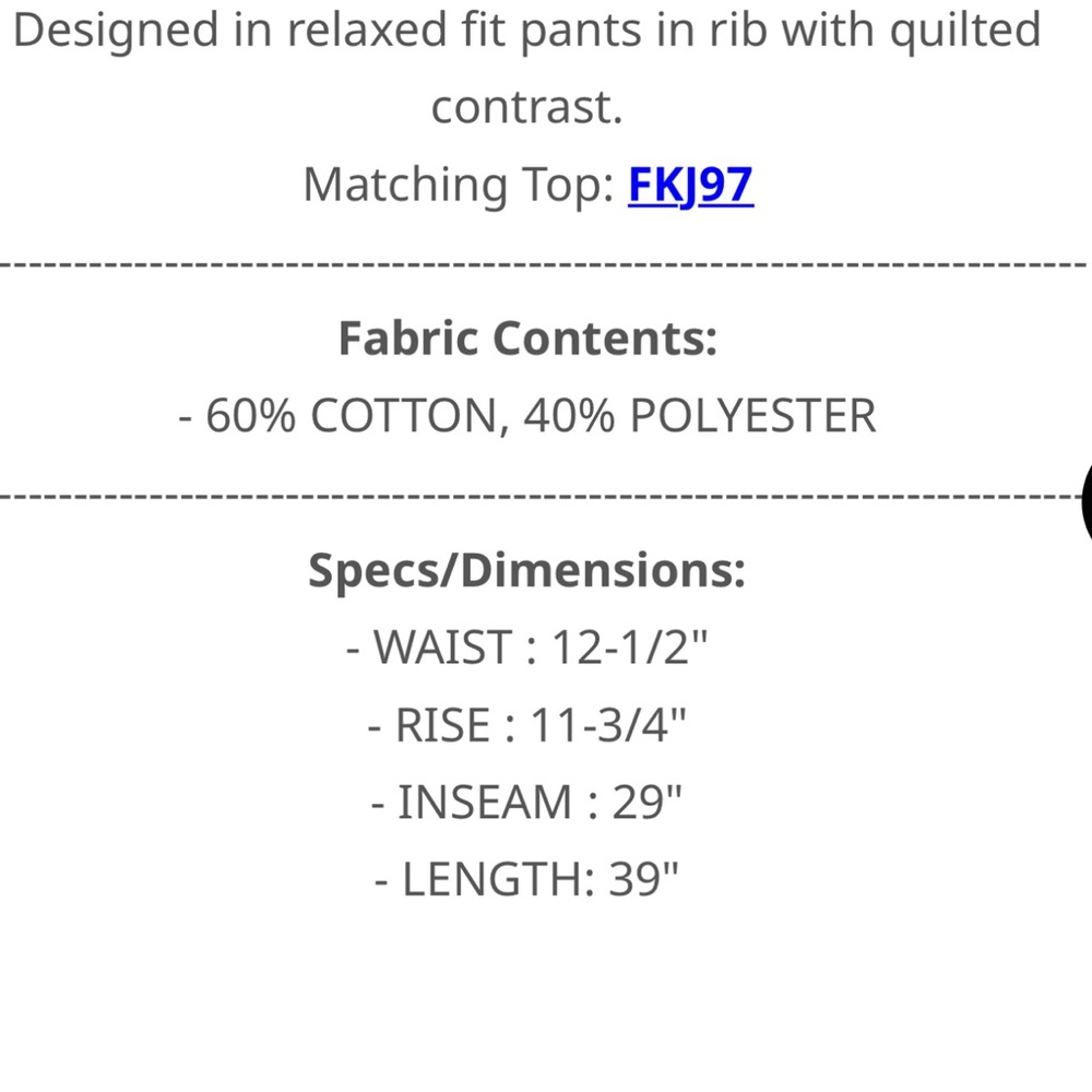 POL Pink and Cream Track Pants - Picture 6 of 8